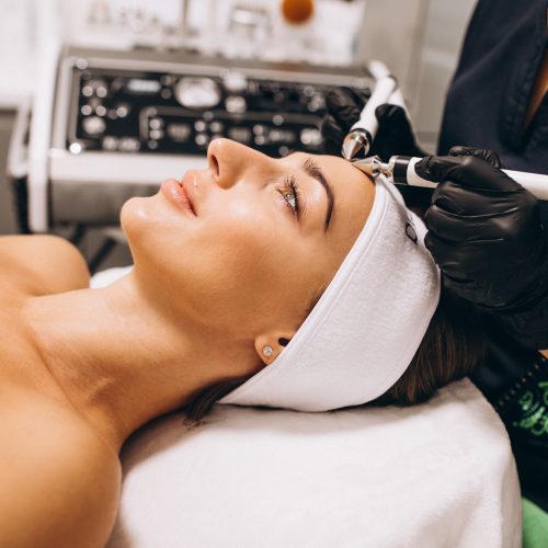 woman-making-beauty-procedures-beauty-salon Mesotherapy Treatment